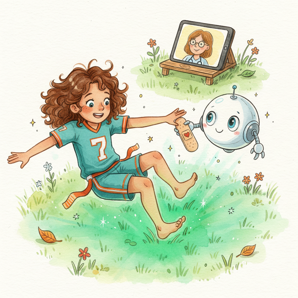 A sentient city — Louisville infrastructure overlaid with glowing sensor nodes